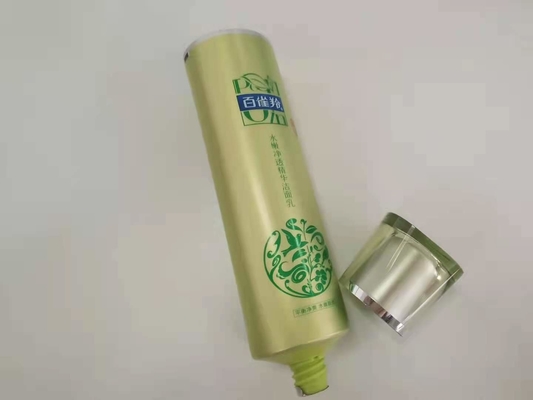 Gravure Silkscreen Printing Gloss Coating Cosmetic Packaging Tube Round Dia 40*132mm