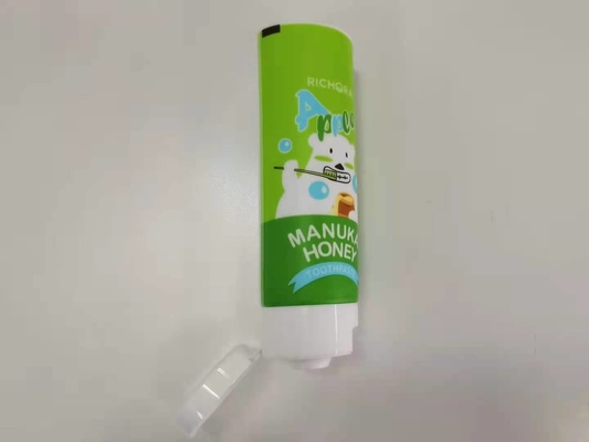 D35*101mm 50g Kids Empty Toothpaste Tube Gravure Printing Pbl Tube With Flip Top Cap