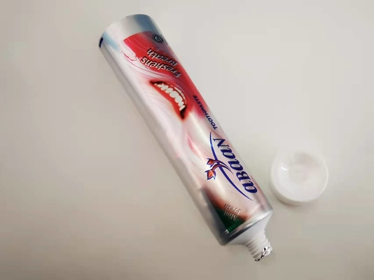 175g ABL Toothpaste Tube Offset Printing Gloss Coating Round Dia 38x158.8mm