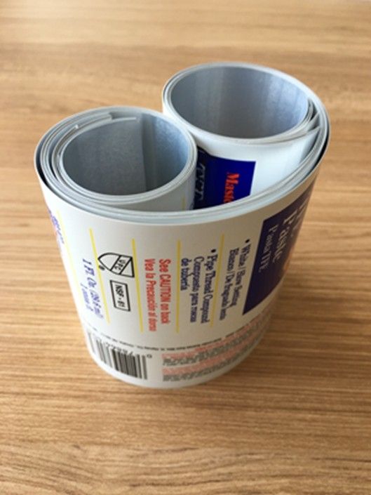 Aluminum Foil 700m Per Roll Laminated Web For Paste Tube Packaging