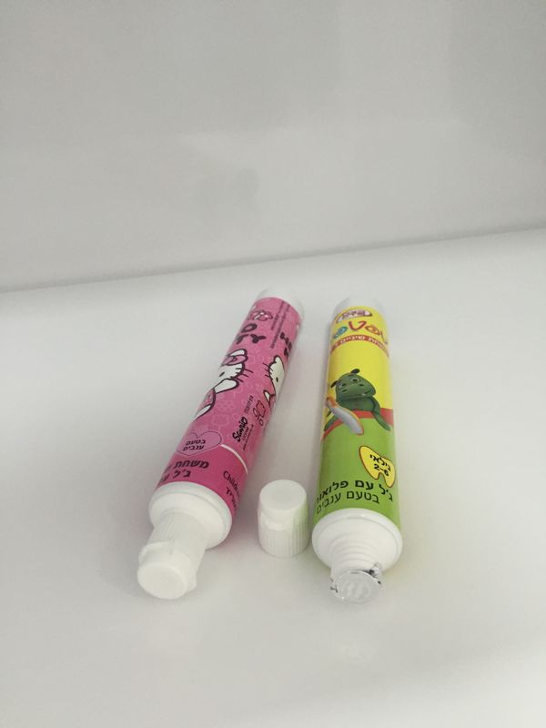 ISO9001 Aluminum Barrier Toothpaste Tube With Small Flip Top