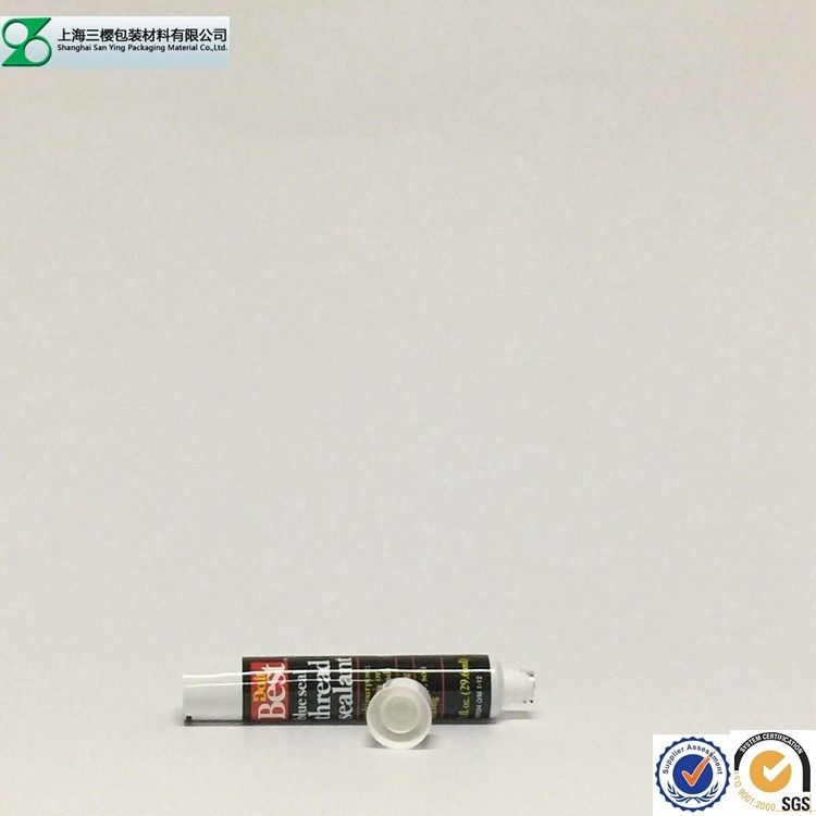 Black Matte Surface Handling Pharmaceutical Tube Packaging , 50ml Medicine Cream Tube