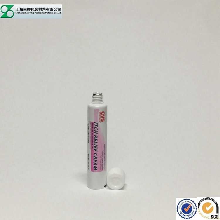 5g 15g 30g Collapsible Aluminum Pharmaceutical Tube / Medicine Tube Packaging