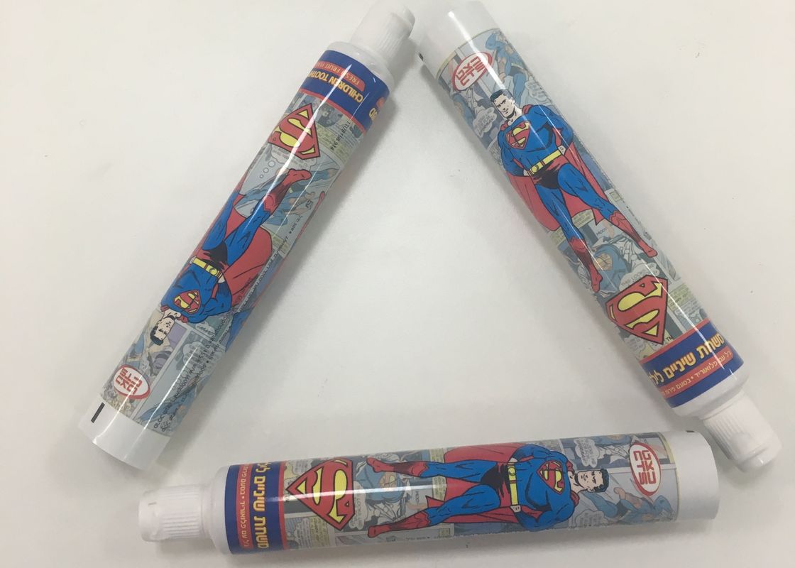 ABL Laminated Children Toothpaste Tube With Superman Pattern 250 Thickness
