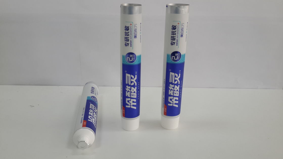 D30mm Matt Touch surface soft plastic tube for toothpaste tooth gel packaging glossy screw on fez cap
