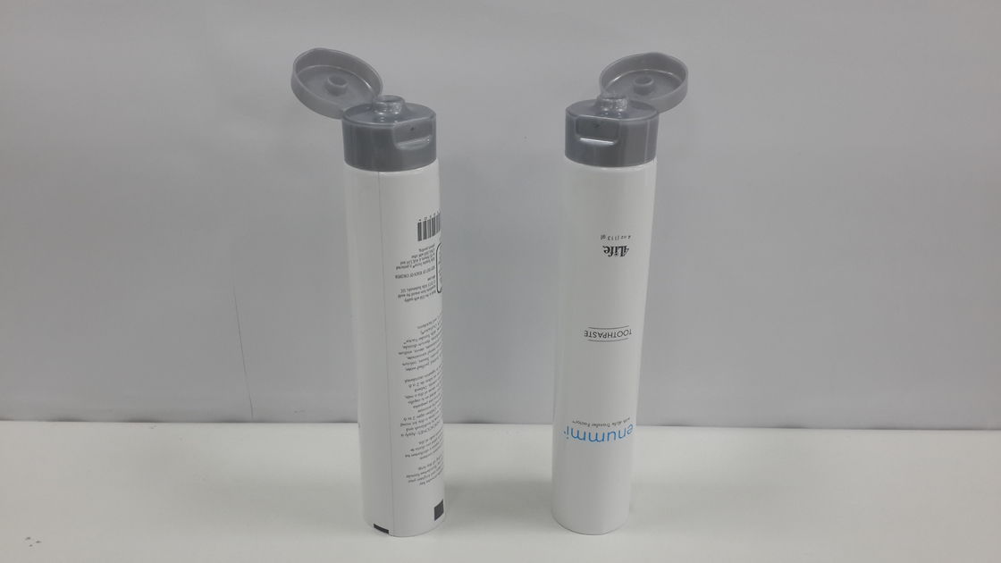 4oz Offset Printing Laminated Toothpaste Plastic Tube With Screw Flip On Cap 4oz gum packaging
