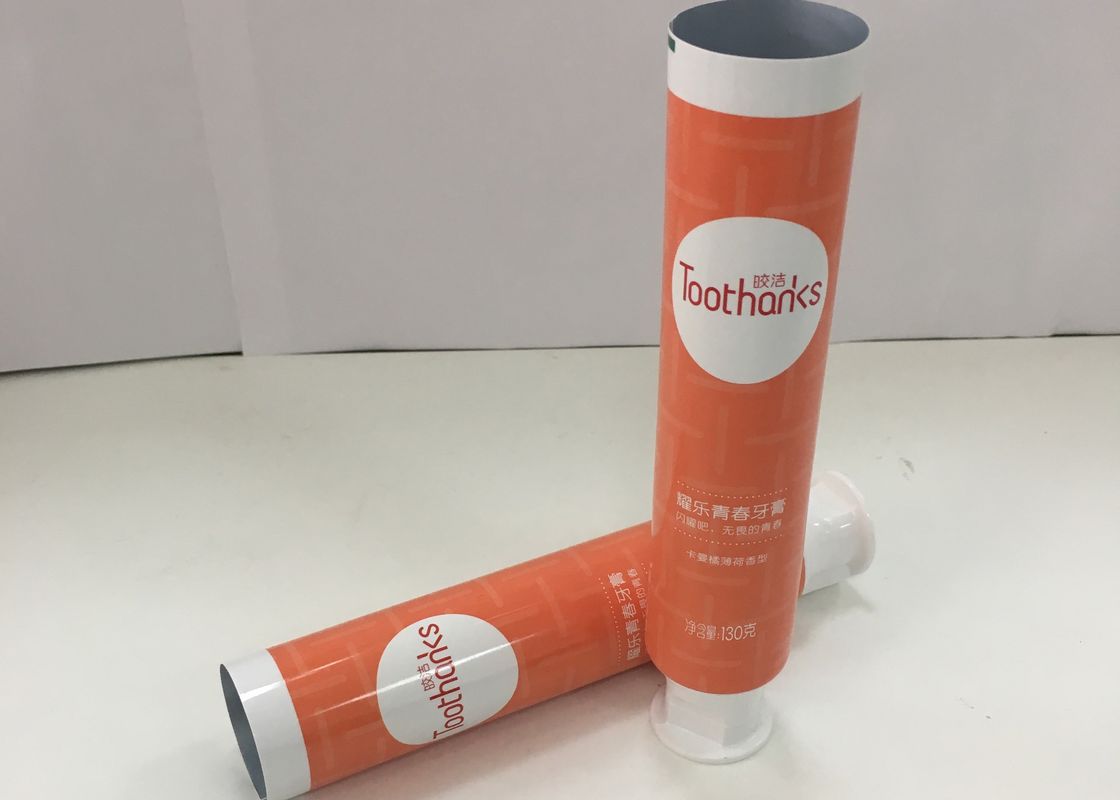 ABL 250/12 White Web Laminated Toothpaste Tube Packaging With Doctor Cap