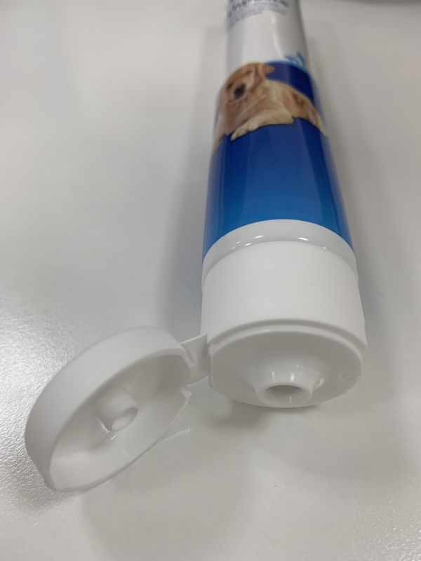 Flexible Printing Aluminum Tubes Packaging , Lami Tube For Pet Toothpaste