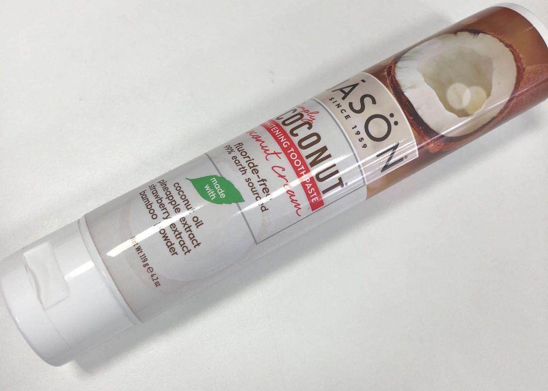 Flexo + Glossy Varnish Laminated Squeeze Tube PBL Material With EVOH As Barrier