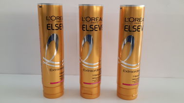 Eco Friendly Glossy Cosmetic Packaging AL Barrier Plastic Tube With Window Design Chemical Resistance For Hairpack