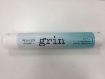 Soft Touch Round 100g Toothpaste ABL Laminated Tube With Offset Printing
