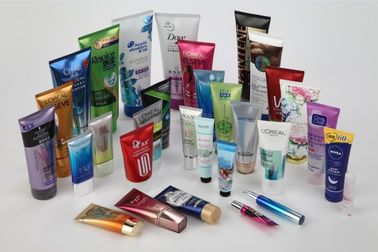 Empty Cosmetic Packaging Tube Package Combined Flexo With Stamping